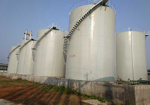 Aromatic hydrocarbons, finished product storage tank